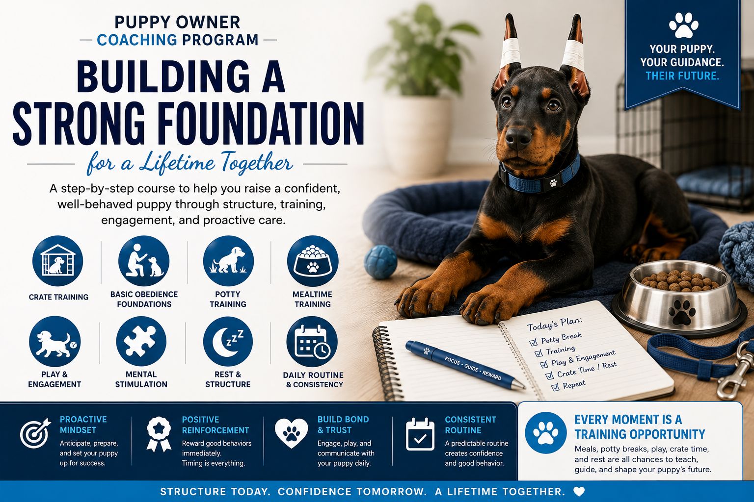 Doberman Pinscher Puppy Training Course